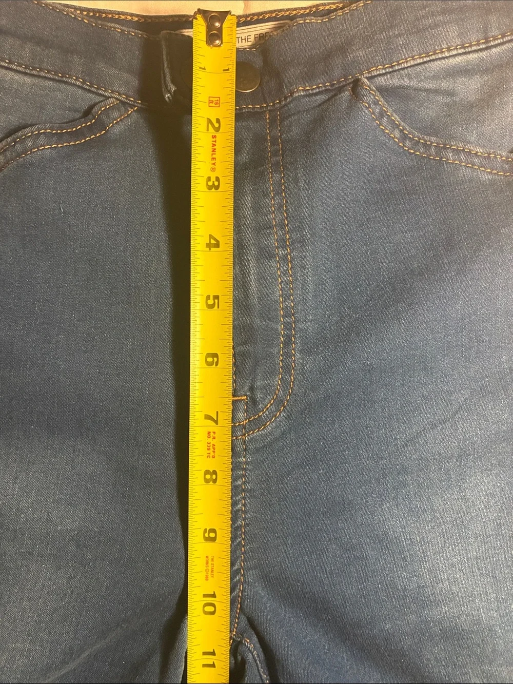 Free People Sweet Jane High-Rise Skinny Jeans in Medium Blue Wash Women’s Sz 27